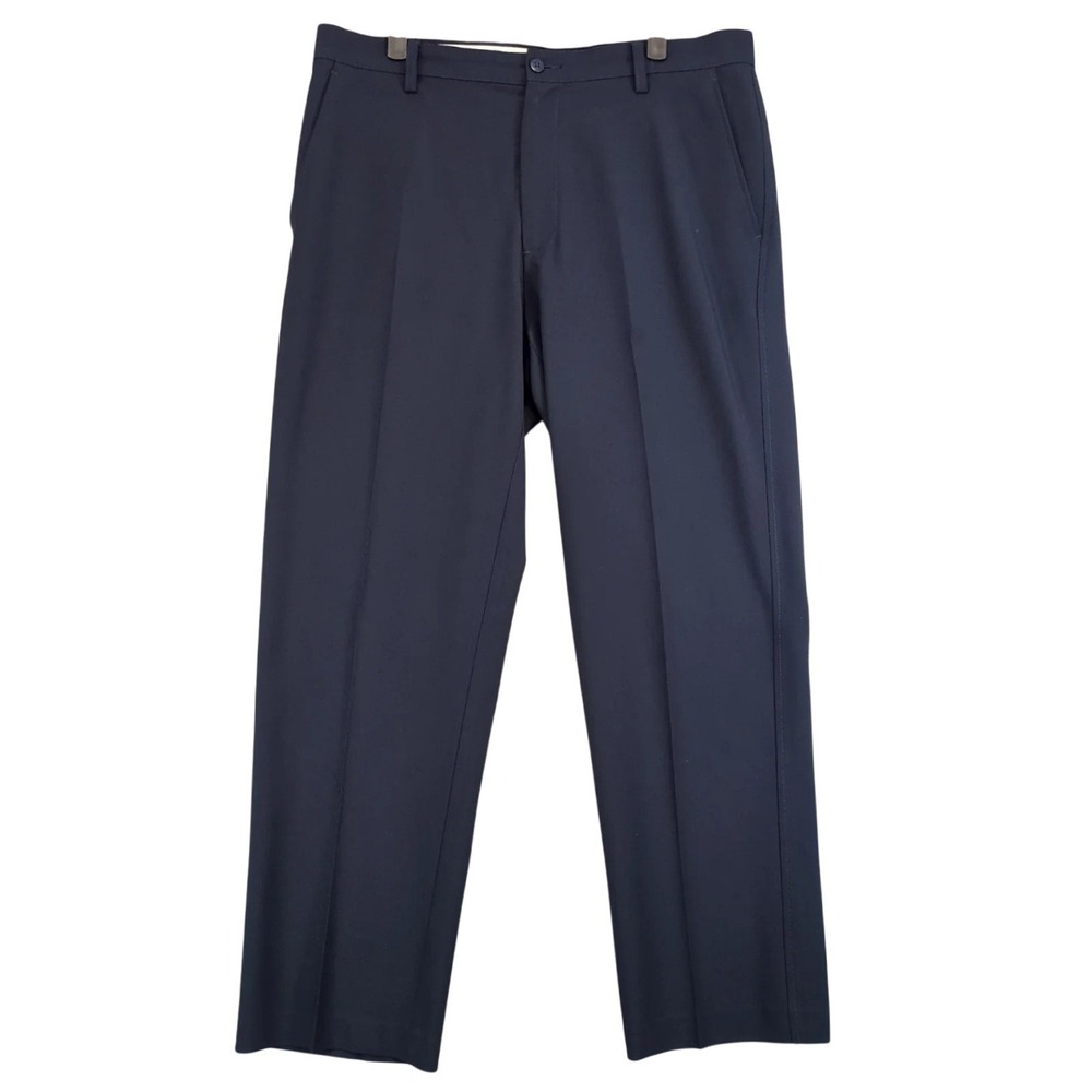 FootJoy Navy Khaki Pants Mens 36x30 Classic Stretch Golf Slacks Performance‎